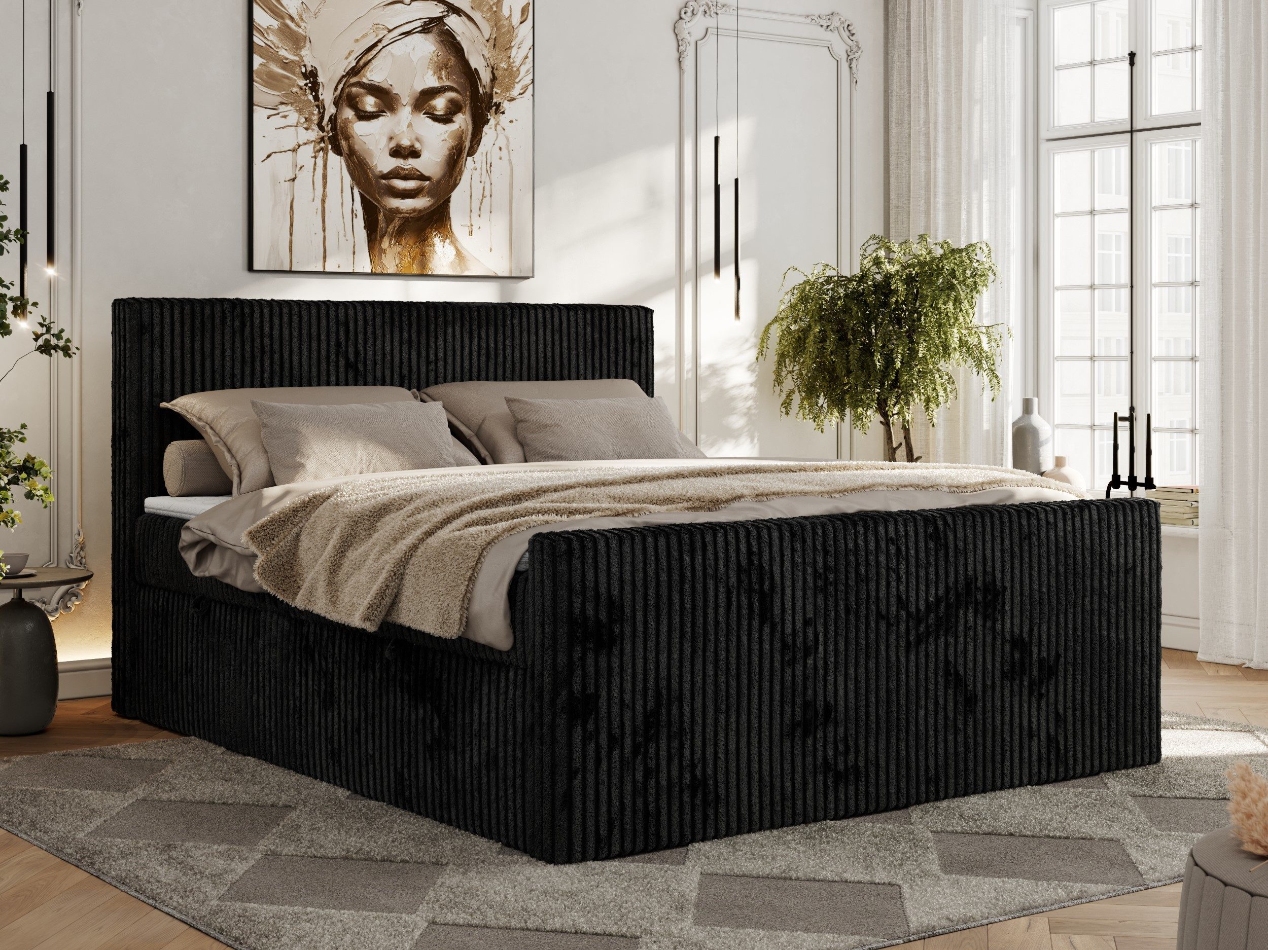 MKS MÖBEL Boxspringbett TILIANO DUO (Packung, günstig online kaufen