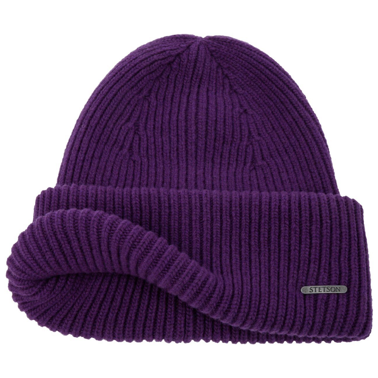 Stetson Beanie (1-St) Mütze mit Umschlag, Made in Italy