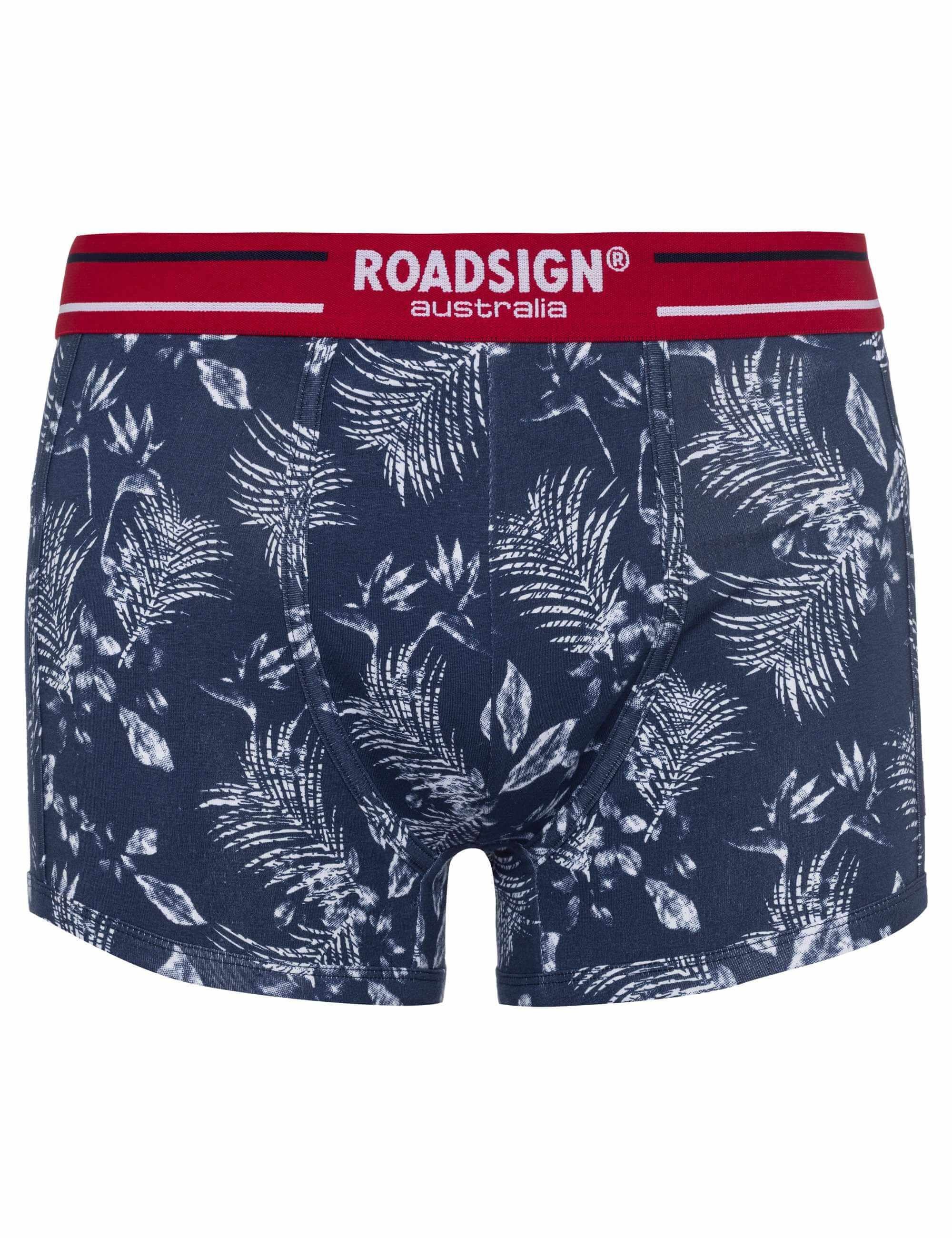 ROADSIGN australia Retro Boxer Gondwana (1, 1-St., 1) mit Blättermotiv
