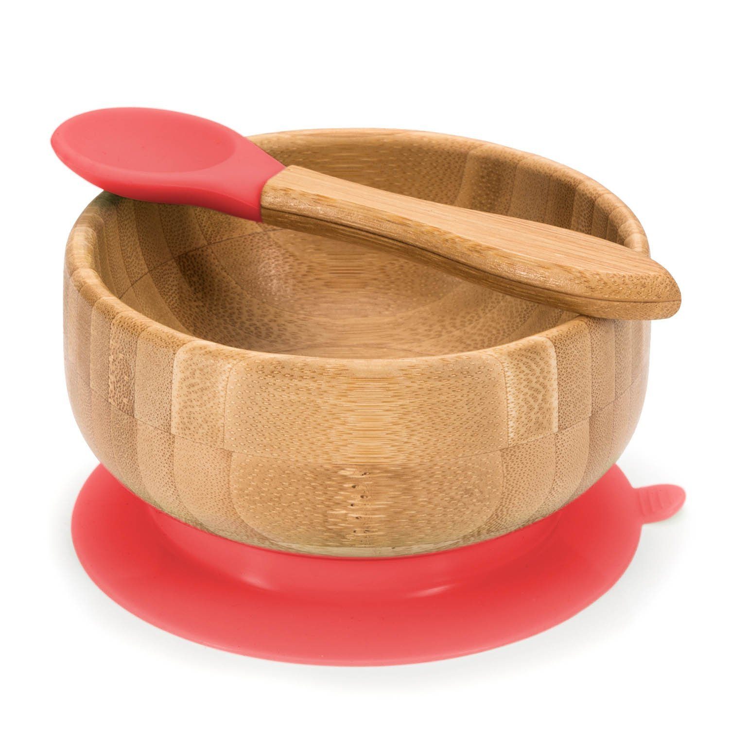 all Kids United Schüssel ALL KIDS UNITED–Bambus Schüssel Baby Kinder Breischüssel mit Saugnapf, Bambus, (Baby Müslischale), Breischale