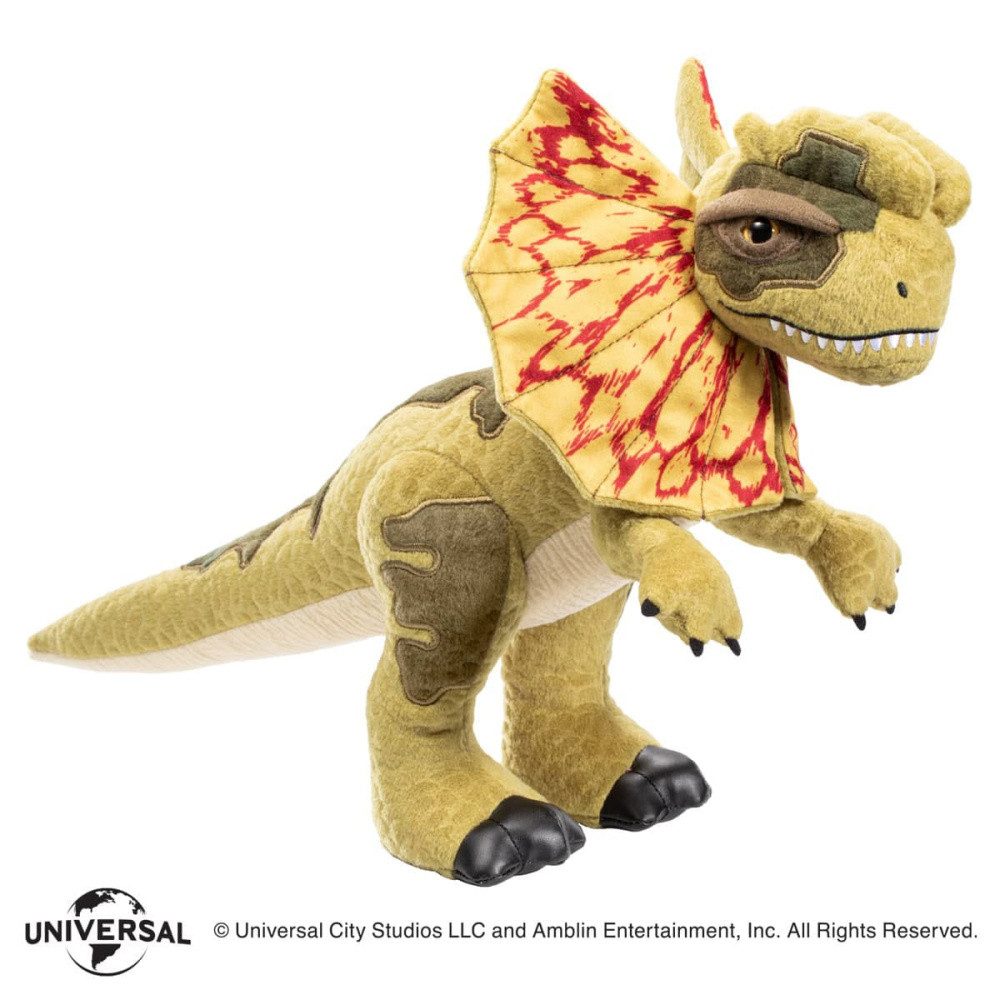 Noble Collection Kuscheltier Jurassic Park Plüschfigur Dilophoasaurus Rex 25 cm