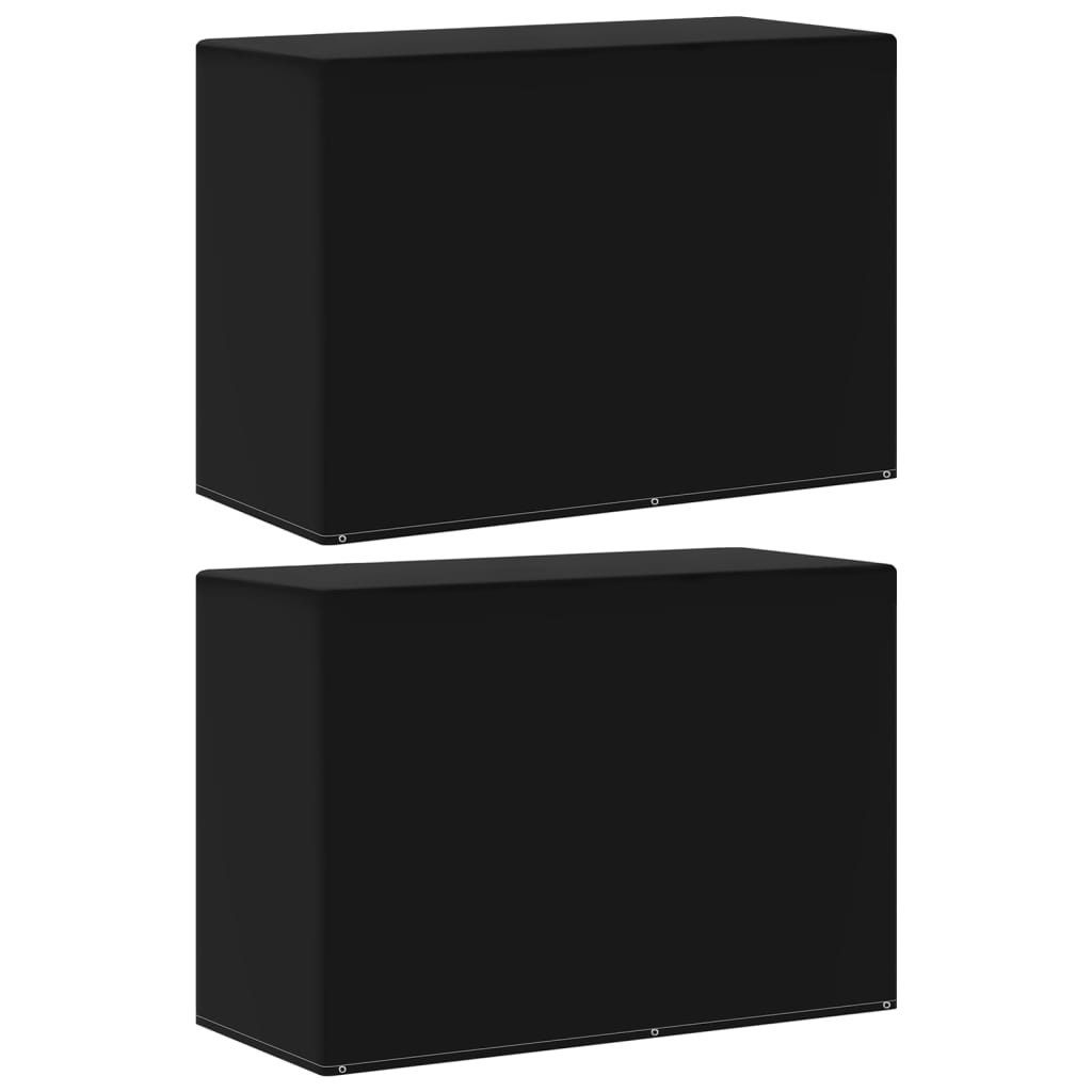 vidaXL Gartenmöbel-Schutzhülle Gartenmöbel-Abdeckungen 2 Stk 6 Ösen für Gasgrills 180x80x125cm