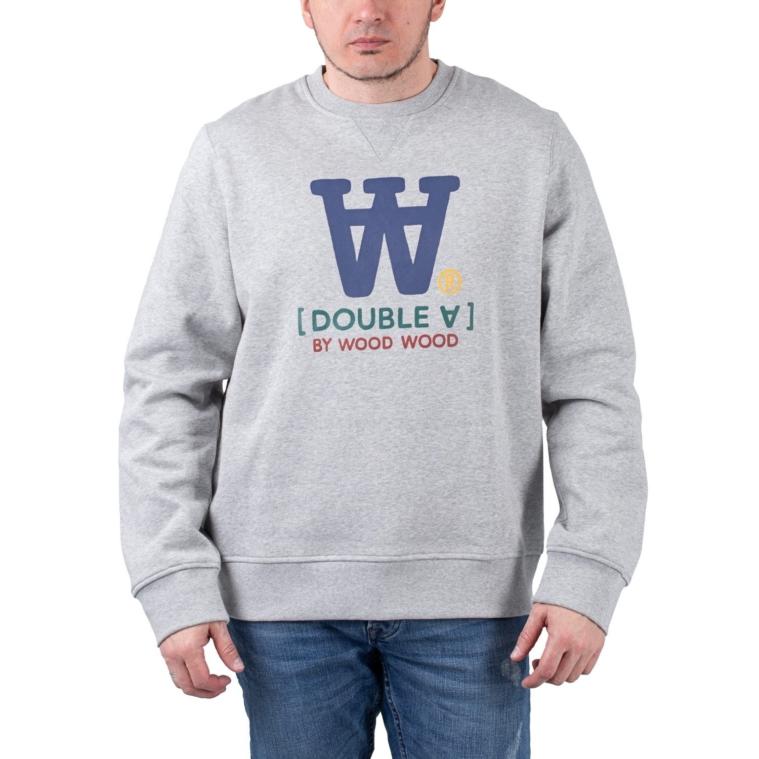 WOOD WOOD Sweater Wood Wood Double A Tye Typo Sweatshirt
