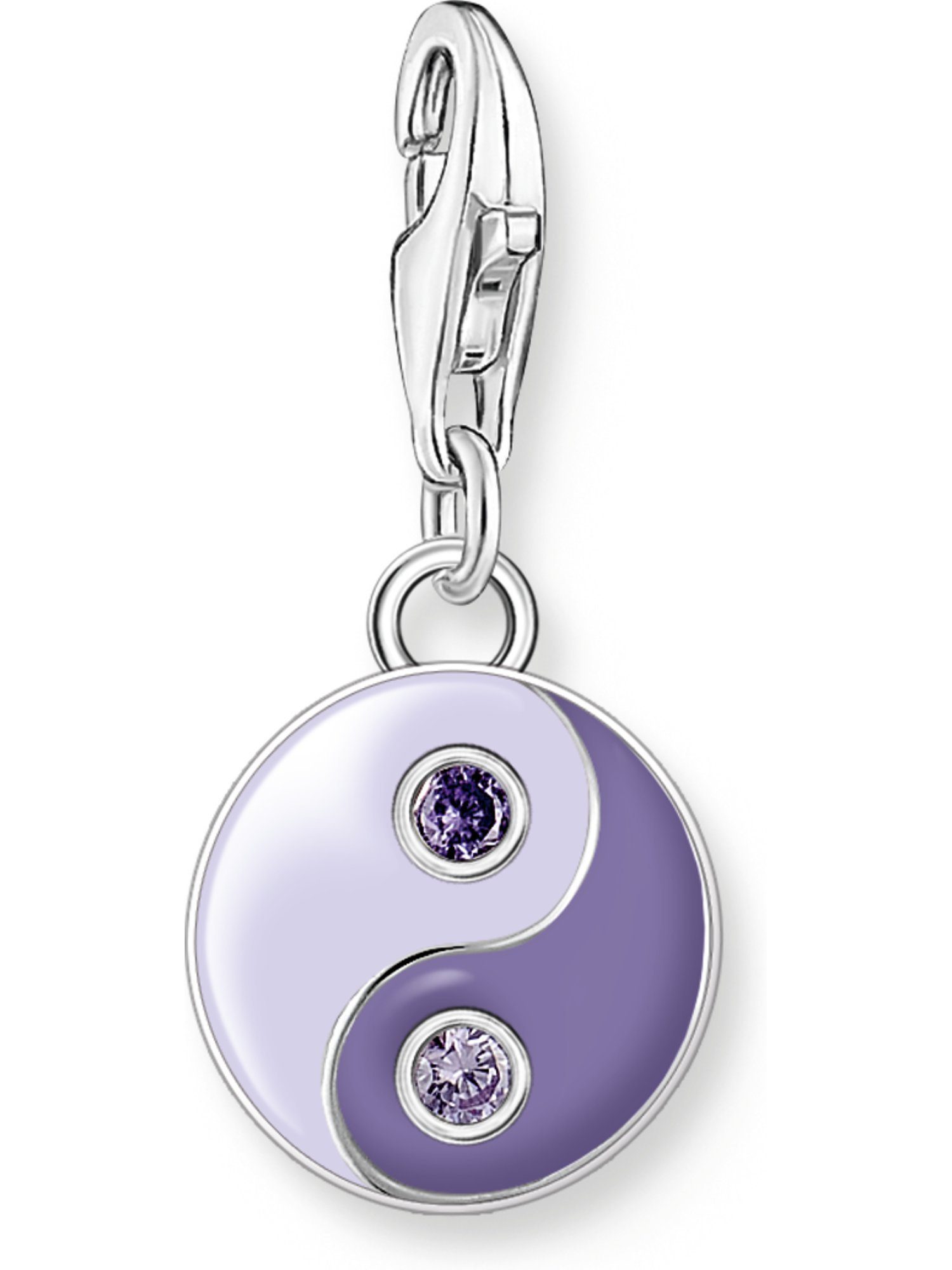 Kettenanhänger Thomas Sabo Damen-Charm 925er Silber Zirkonia
