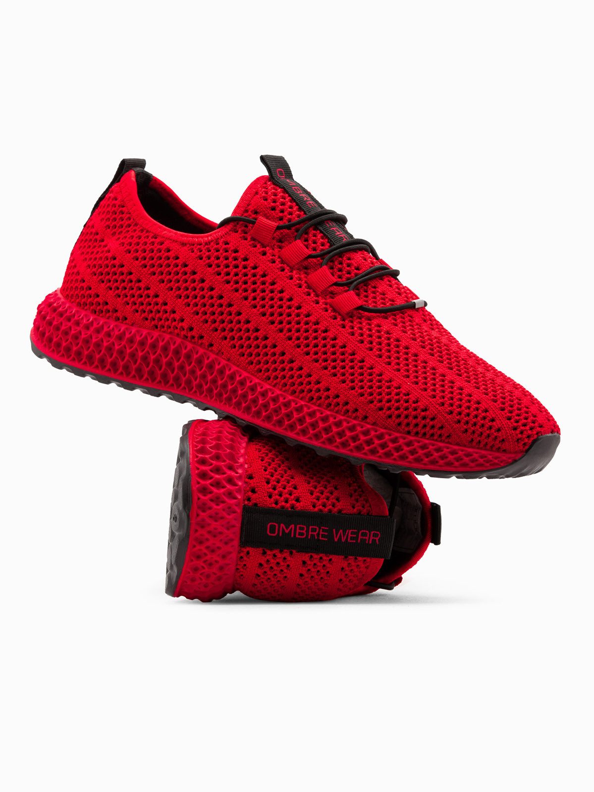 OMBRE Slip-on Herrensneaker aus Mesh Slip-On Sneaker