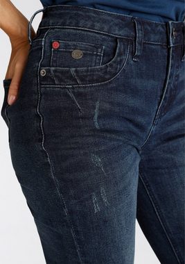 H.I.S 5-Pocket-Jeans ednaHS ökologische, wassersparende Produktion durch Ozon Wash