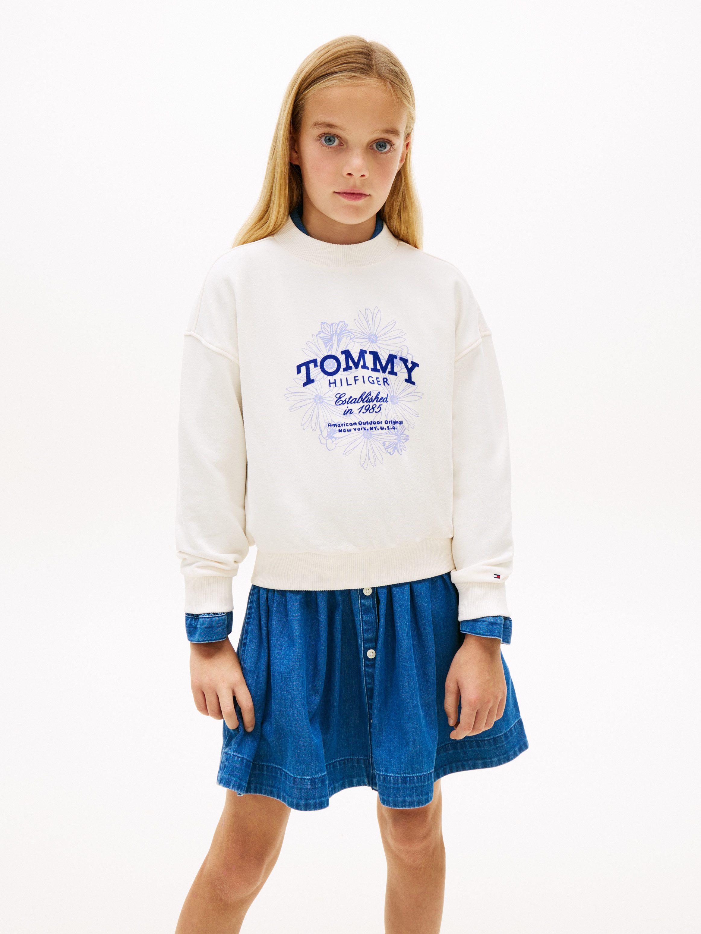 Tommy Hilfiger Sweatshirt Regular fit, Kinder bis 16 Jahre