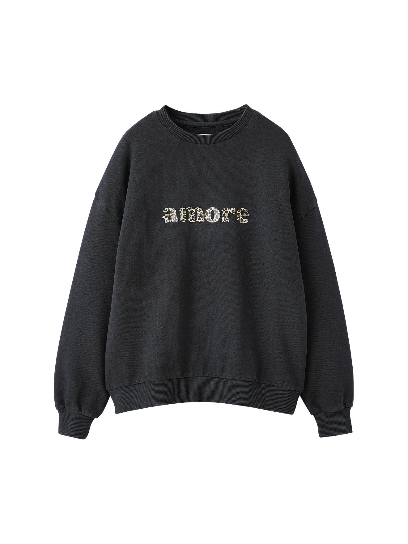 jonen Sweatjacke Mädchen Oversized-Sweatshirt mit Leo-Print