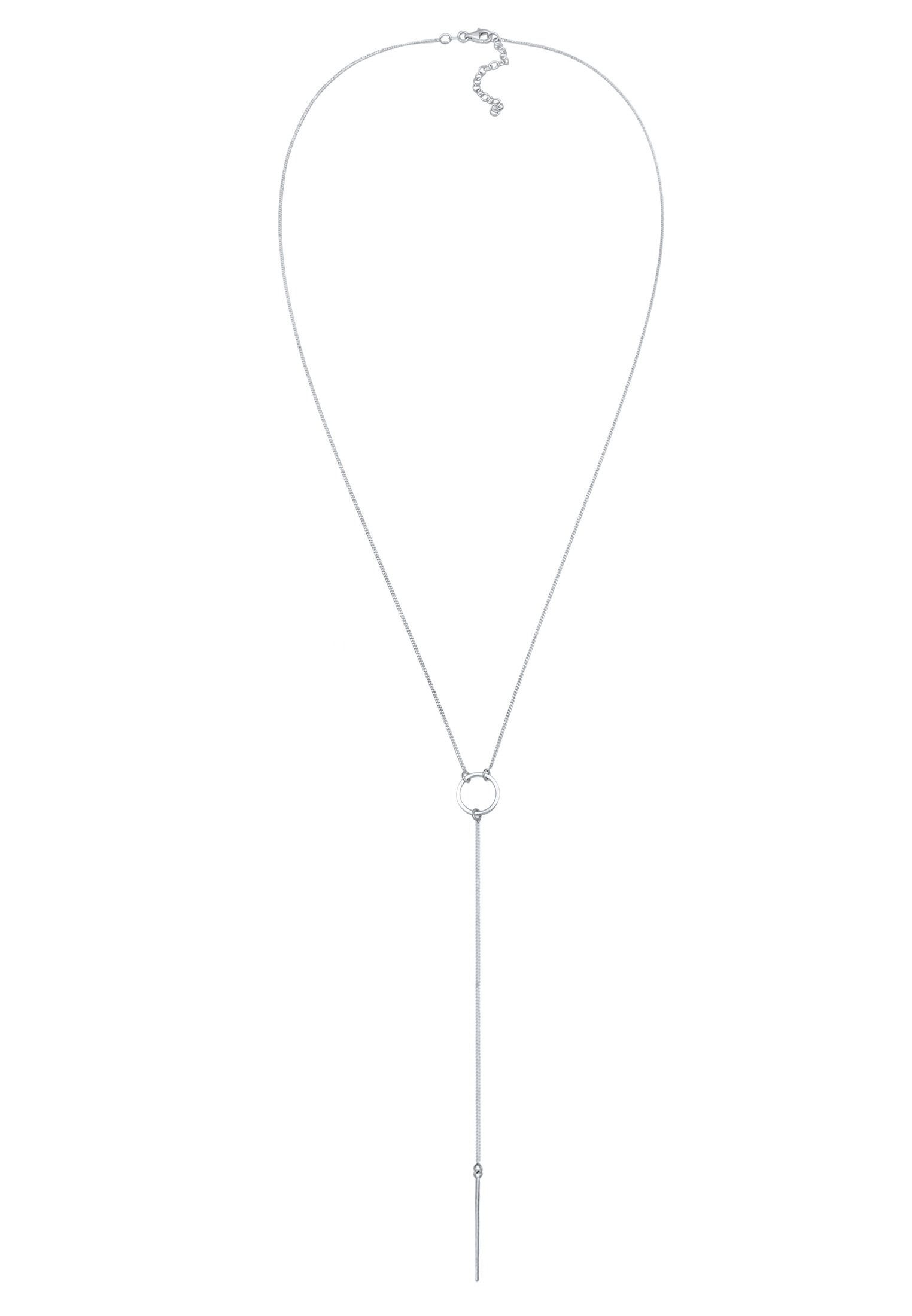 Elli Kette ohne Anhänger Y-Kette Trend Minimal 925 Silber