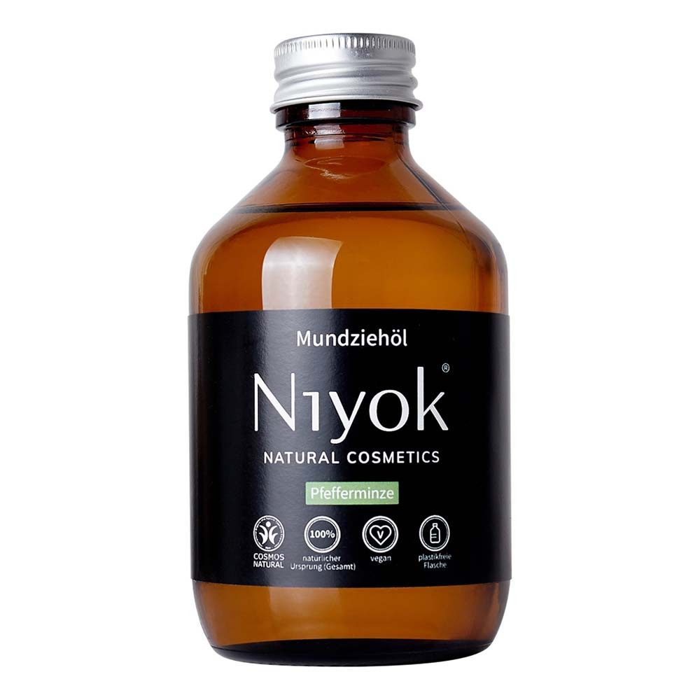 Niyok Mundspülung Mundziehöl - Pfefferminze 200ml