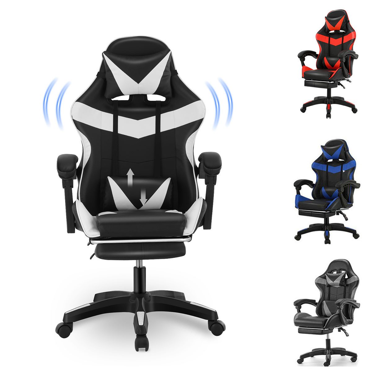 LETGOSPT Gaming Chair Ergonomischer Gaming-Stuhl, Verstellbare günstig online kaufen