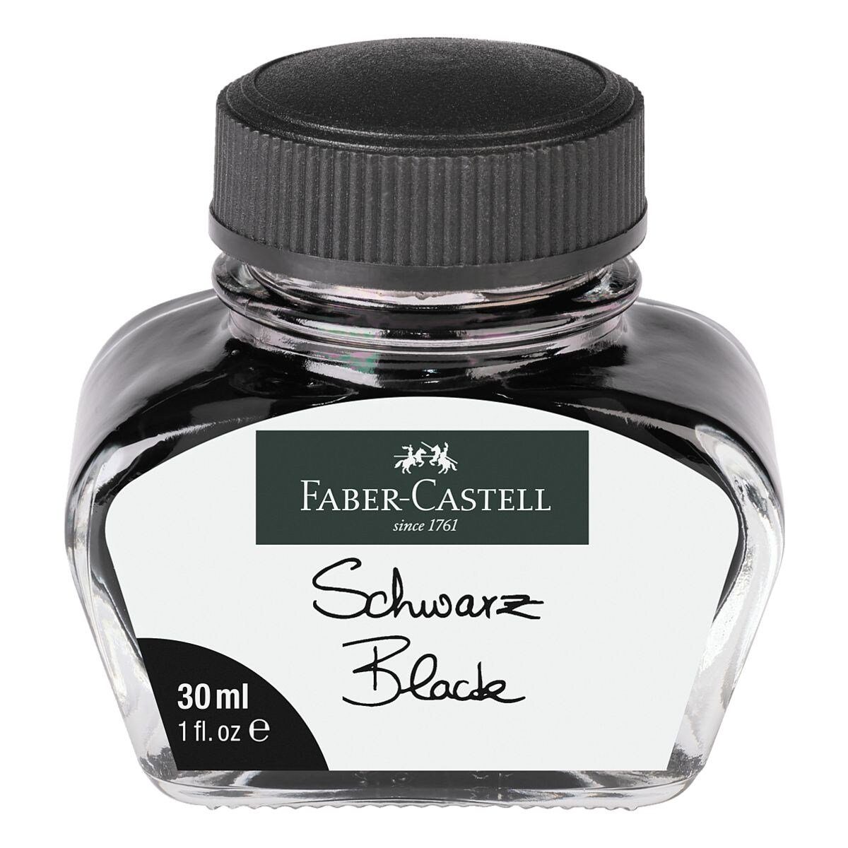 Faber-Castell Tintenglas (30 ml, wiederverschließbares Tintenglas)