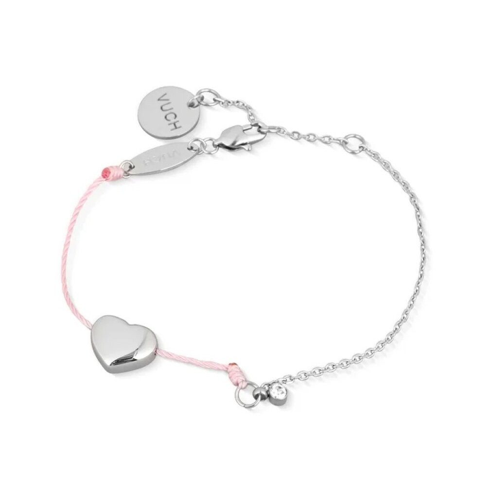 VUCH Armband Fashion Shiny Heart Pink Bracelet