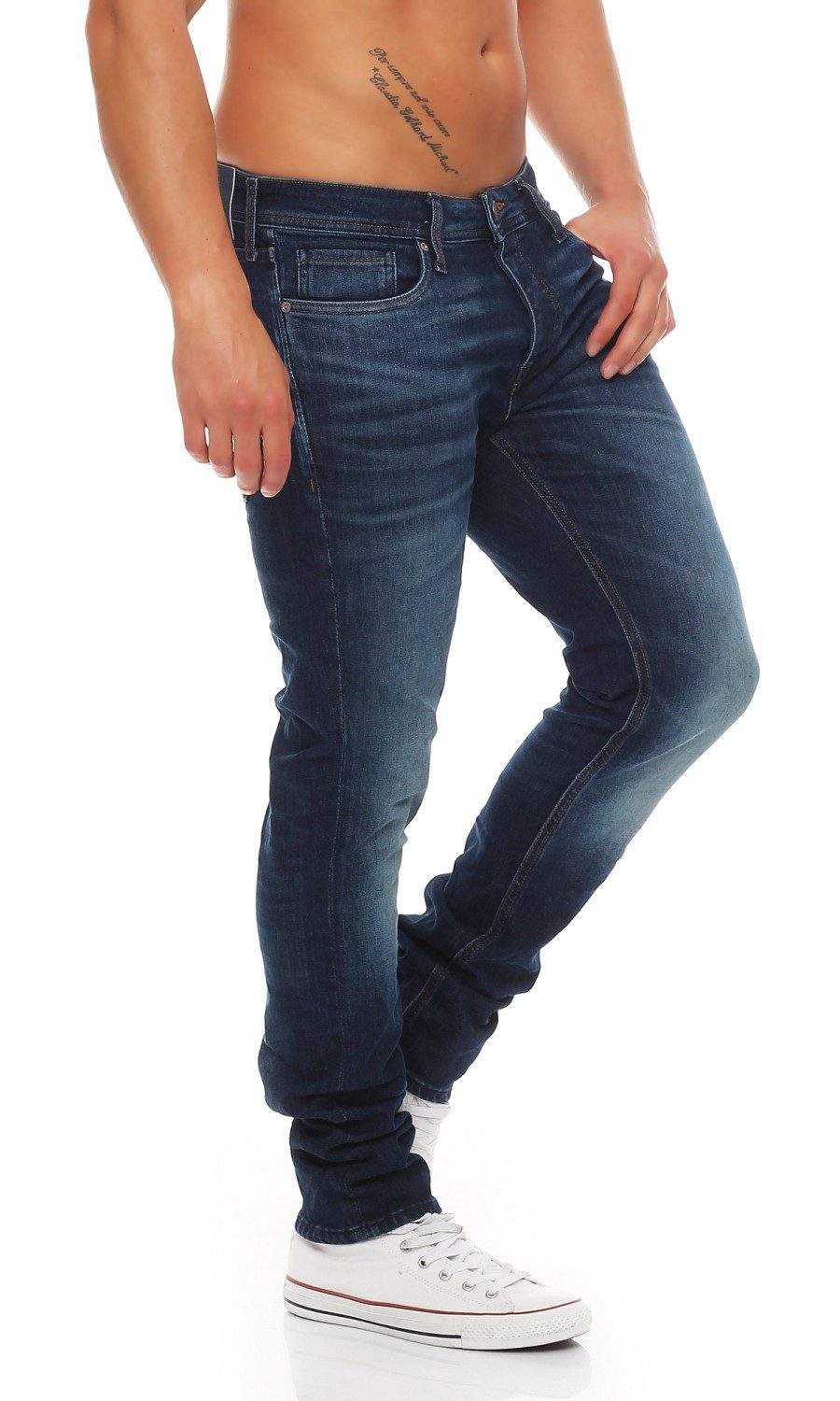Jack & Jones Slim-fit-Jeans Jack & Jones Tim Original Dark Blue Slim Fit He günstig online kaufen