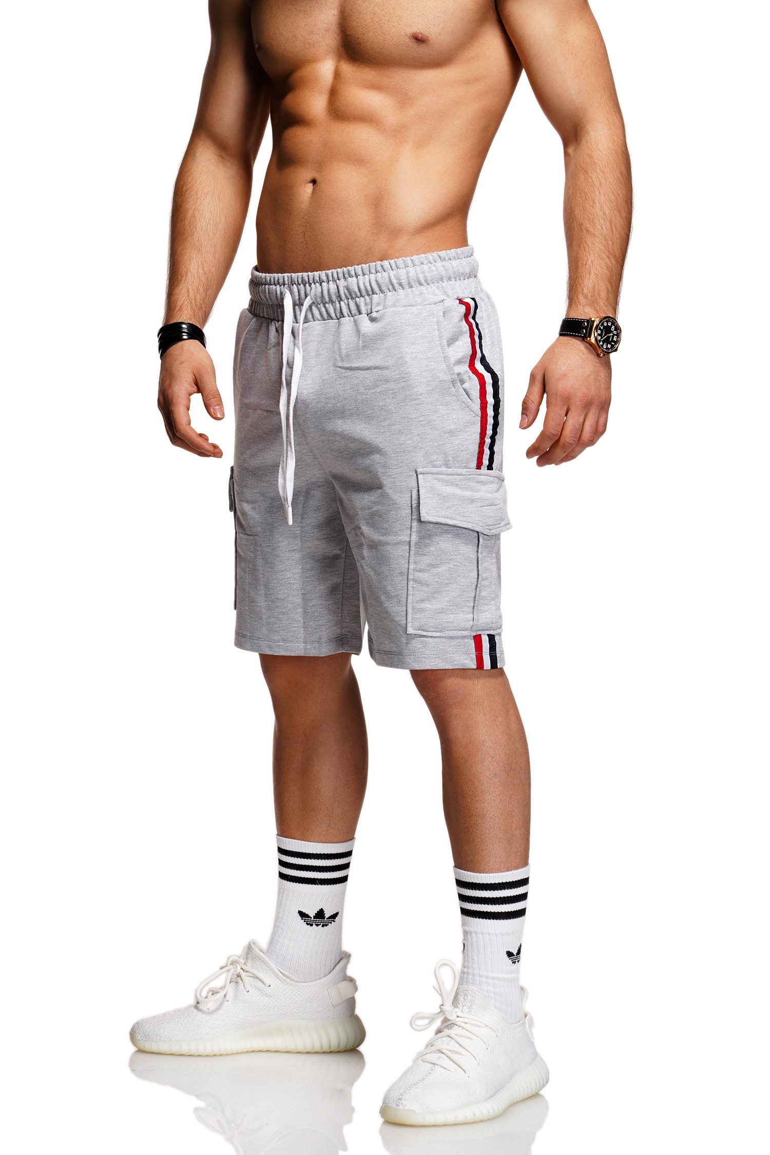 behype Shorts FABIO mit Cargo-Taschen