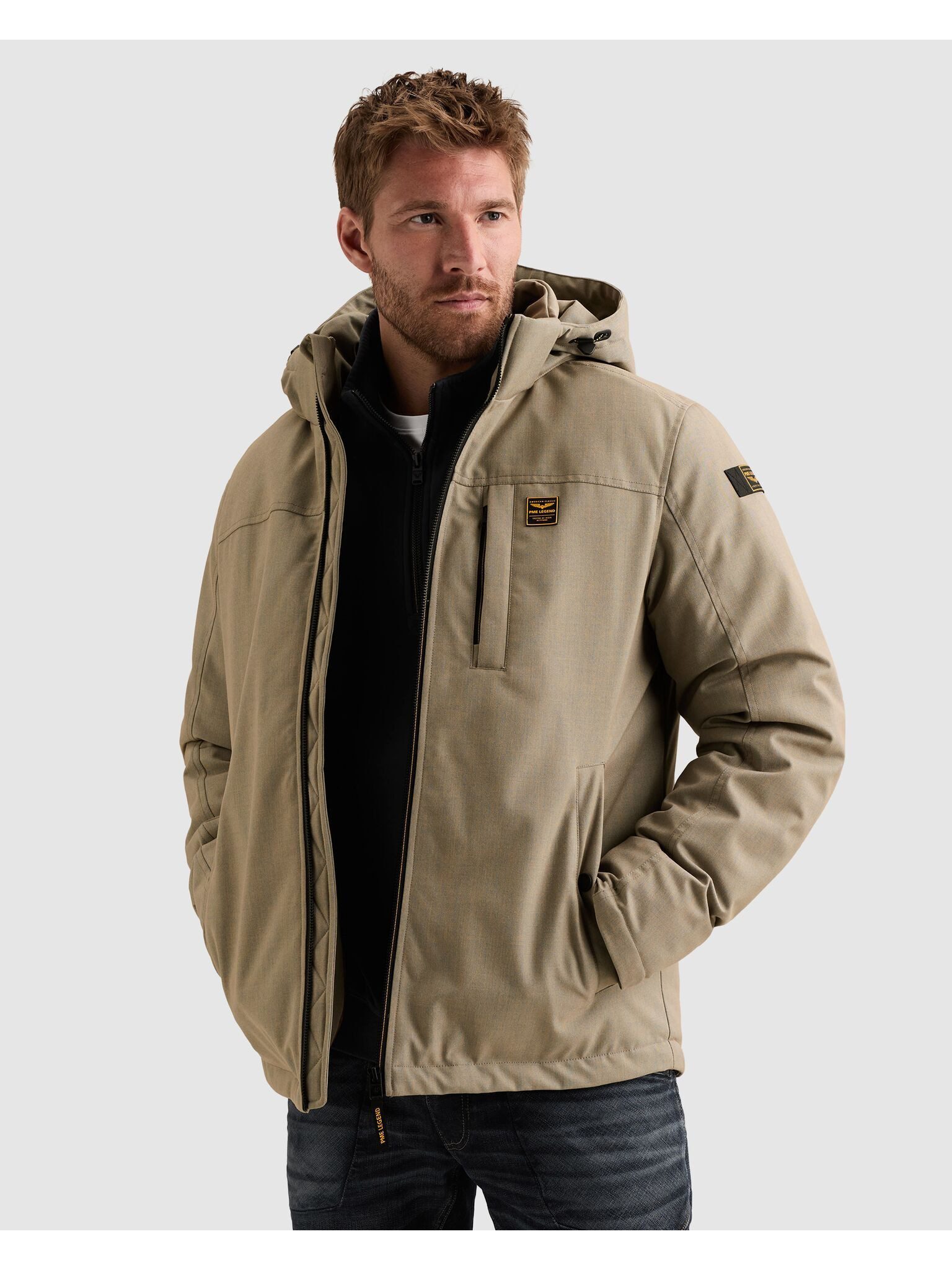 PME LEGEND Outdoorjacke mit Kapuze, wasserabweisend
