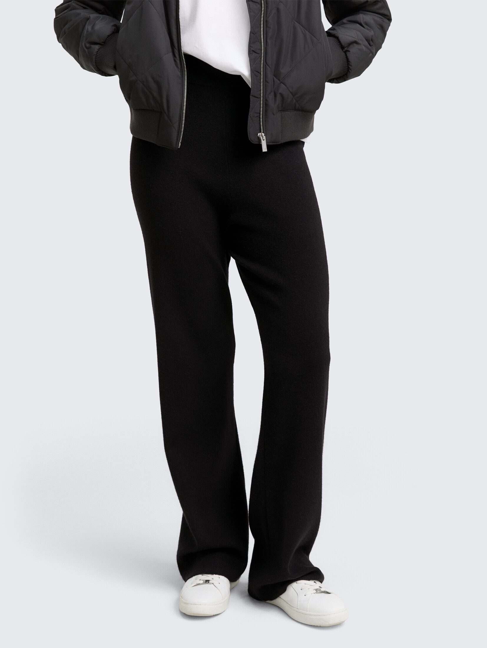 TOM TAILOR Denim Stoffhose Straight Strickhose günstig online kaufen