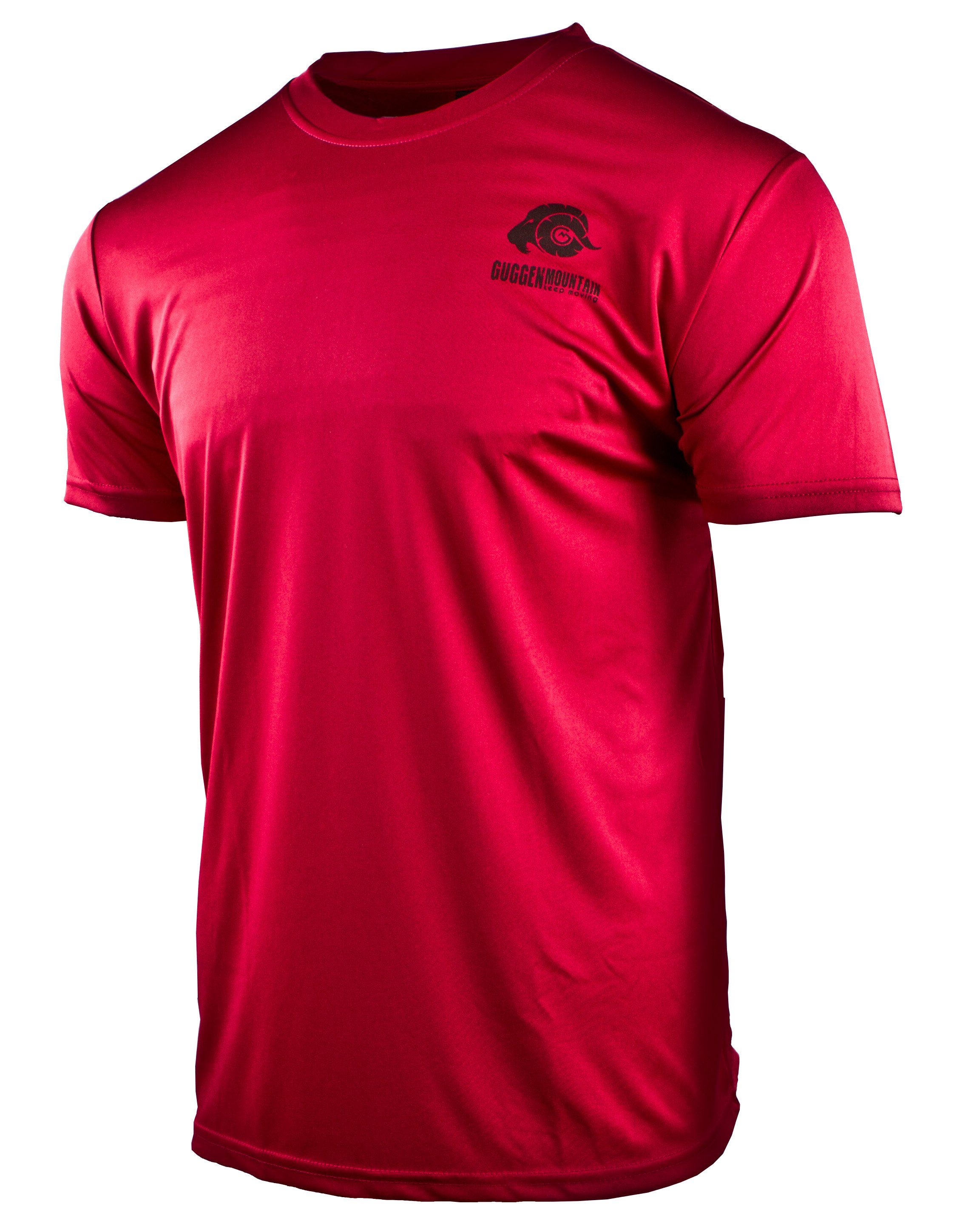 GUGGEN Mountain Funktionsshirt Funktionsshirt Herren Sportshirt günstig online kaufen
