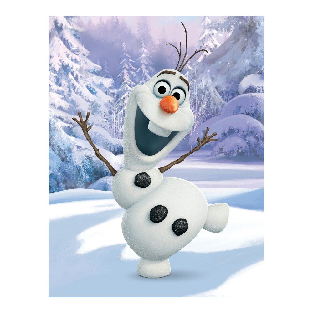 Schmusedecke Frozen mit Disney x, Motiv Frozen Kuscheldecke BrandMac Olaf II / Kinderdecke aus 130 Disney