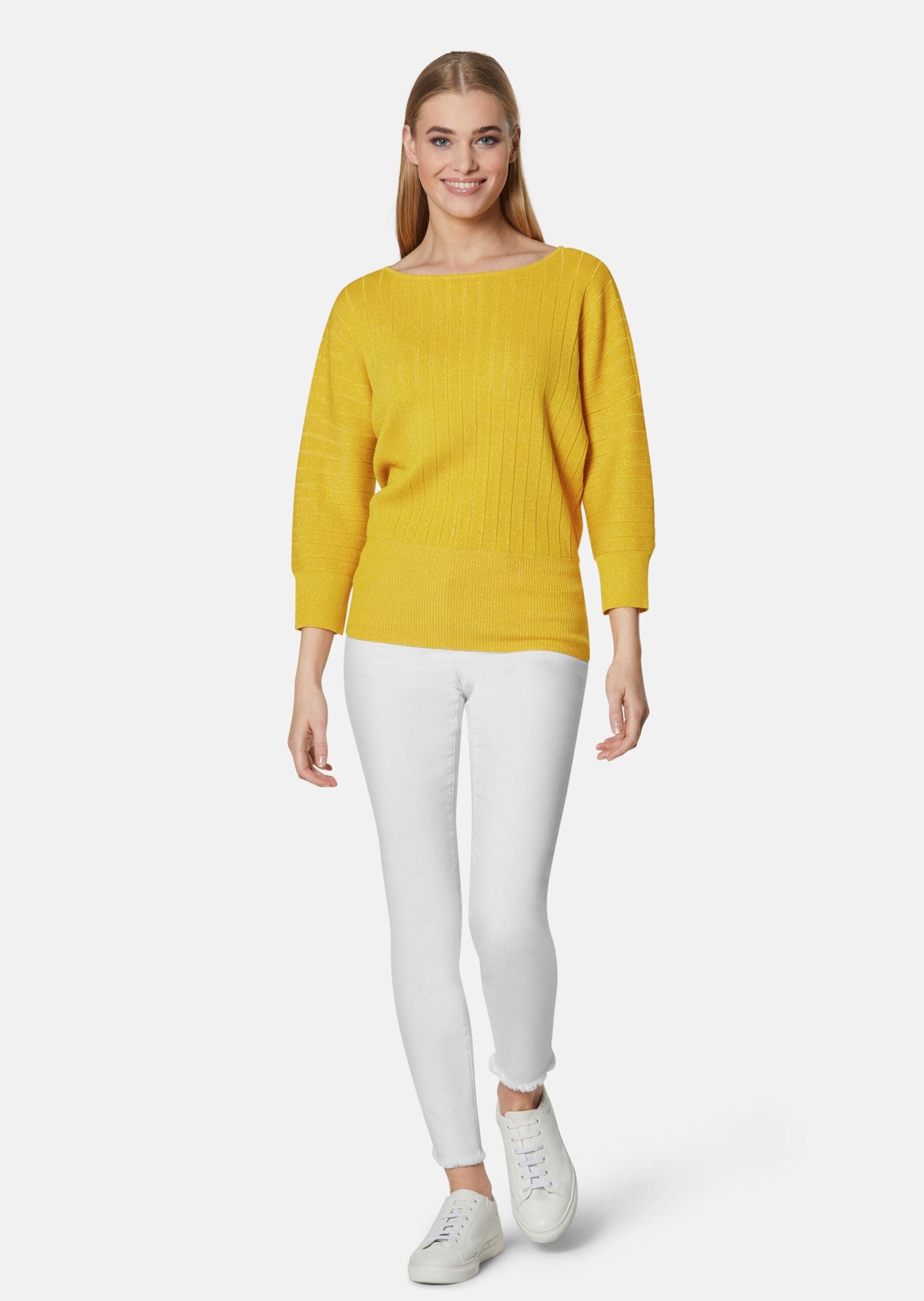 MADELEINE Strickpullover Pullover mit Effektgarn