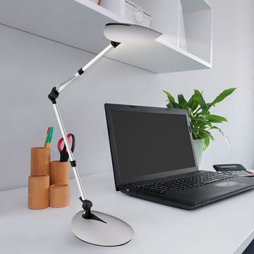 etc-shop LED Schreibtischlampe, LED-Leuchtmittel fest verbaut, Warmweiß, LED Tischlampe Schreibtisch Modern Tischleuchte