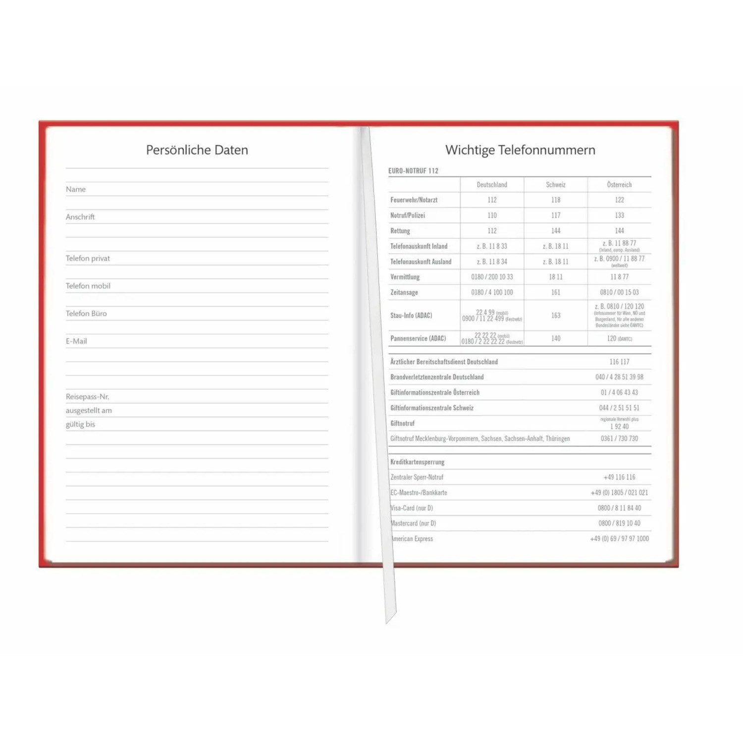 HEYE Taschenkalender Kalenderbuch A6 koralle 2026