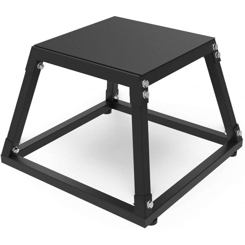 Freischwinger Metall Plyo Box 12 Zoll Jumping Box Set mit Anti-Rutschfläche