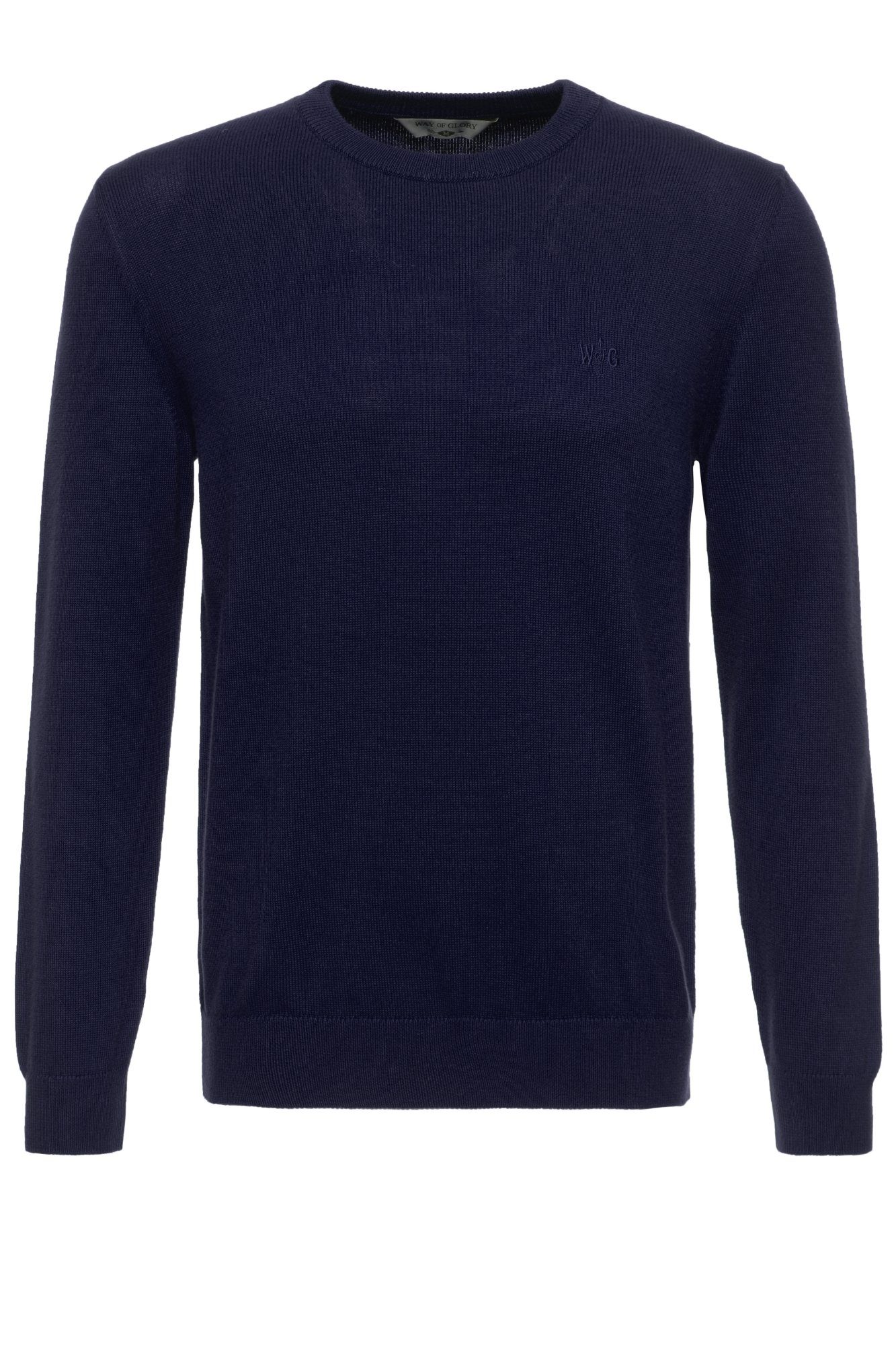 Way of Glory Strickpullover aus reiner, hochwertiger Baumwolle günstig online kaufen