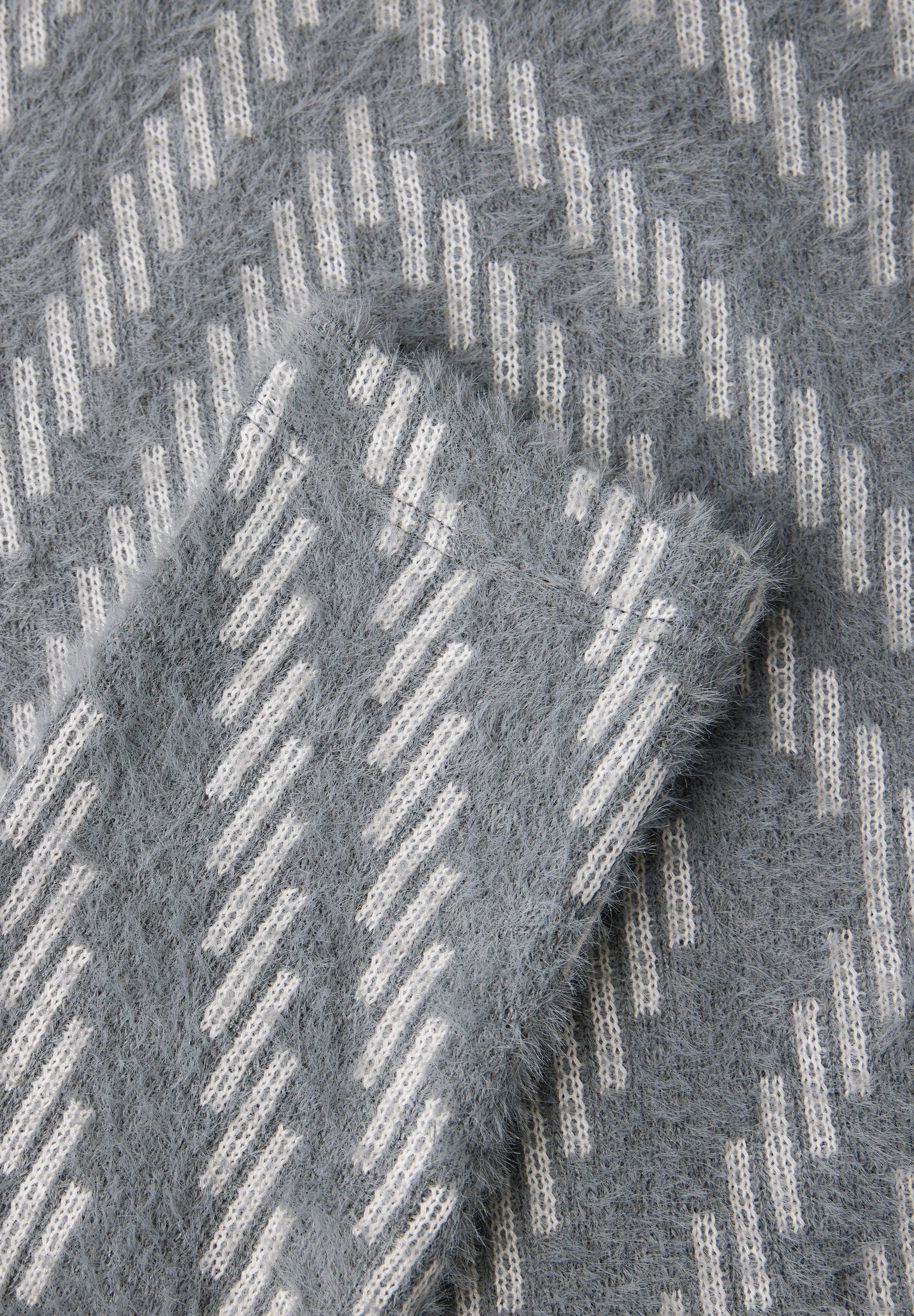 CECIL Langarmshirt Jacquard
