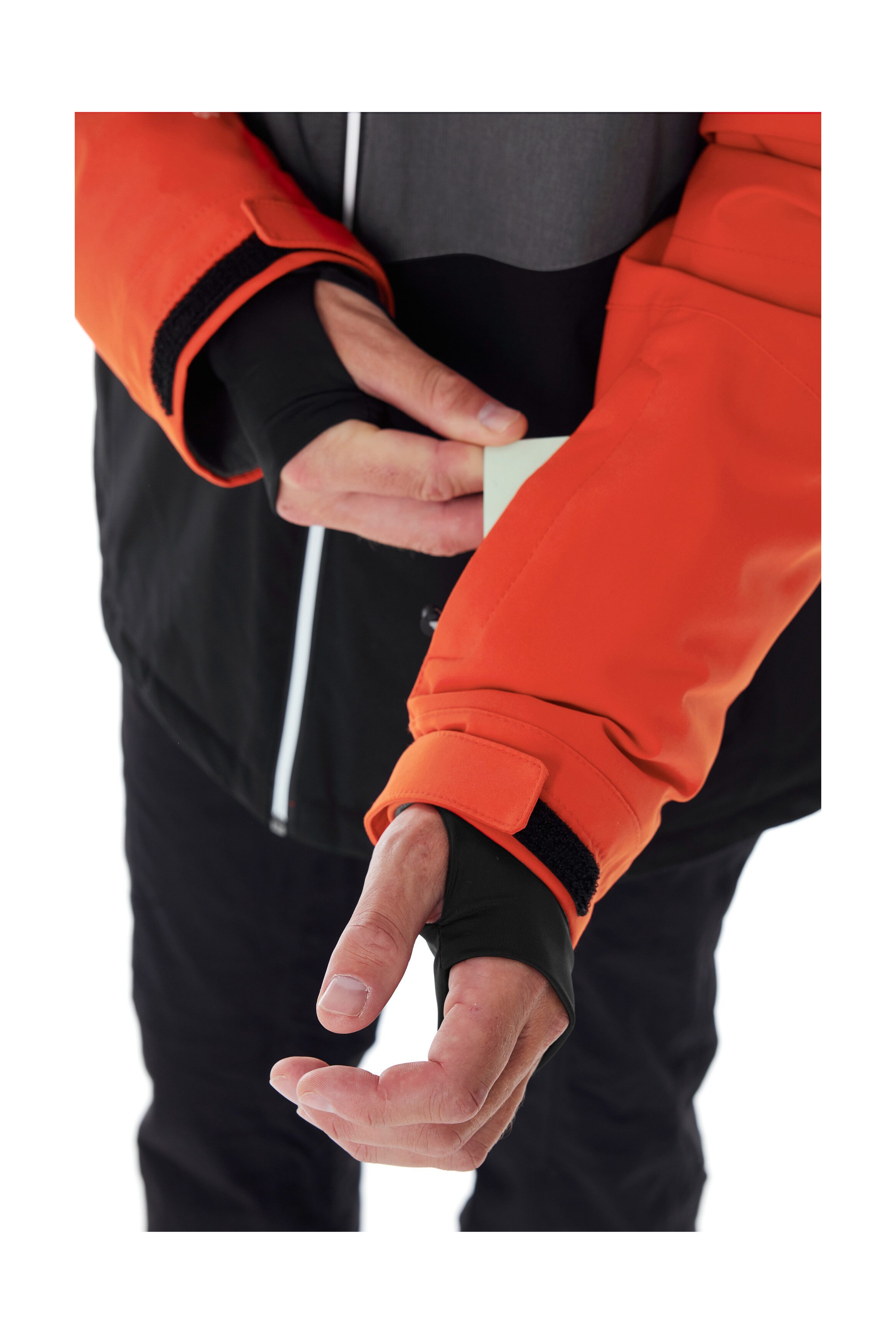 Killtec Skijacke KSW 45 MN SKI JCKT Trendige, wasserdichte Skijacke mit abnehmbarer Kapuze und Schneefang