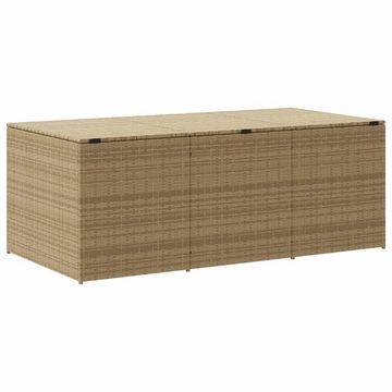 vidaXL Gartenbox Gartentruhe Beige 984L Poly Rattan