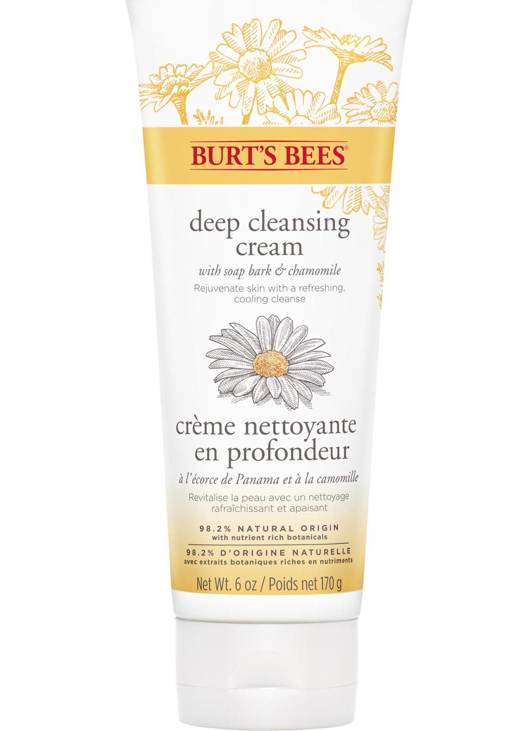 BURT'S BEES Gesichtsseife 170 g, 1-tlg., Tiefenreinigungscreme mit Kamille