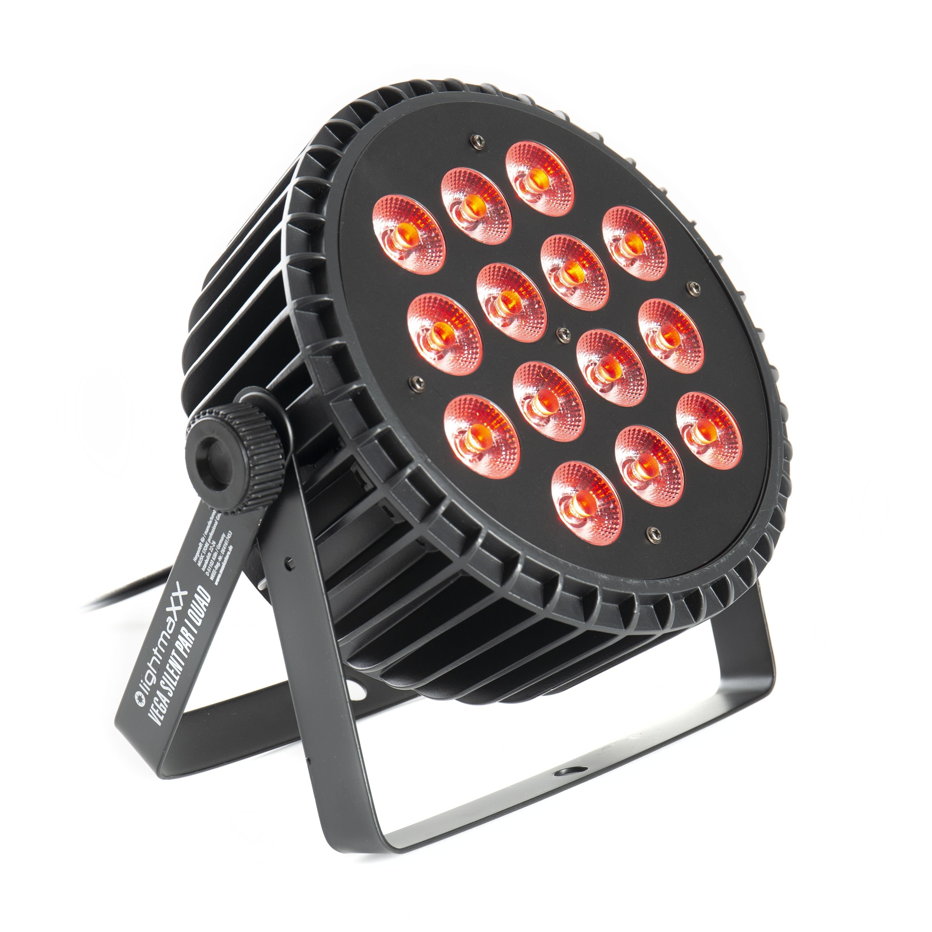 lightmaXX LED Scheinwerfer, VEGA Silent PAR I, Quad LED Scheinwerfer, DMX Steuerbar