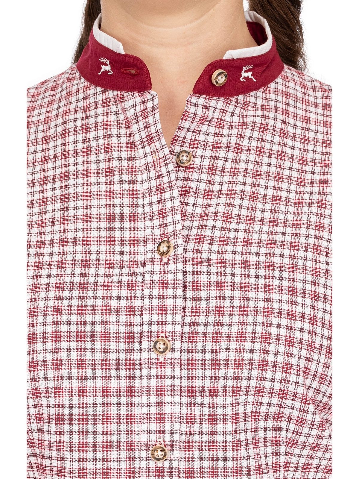 Gipfelstürmer Trachtenbluse 451000-4237 (1-tlg) günstig online kaufen