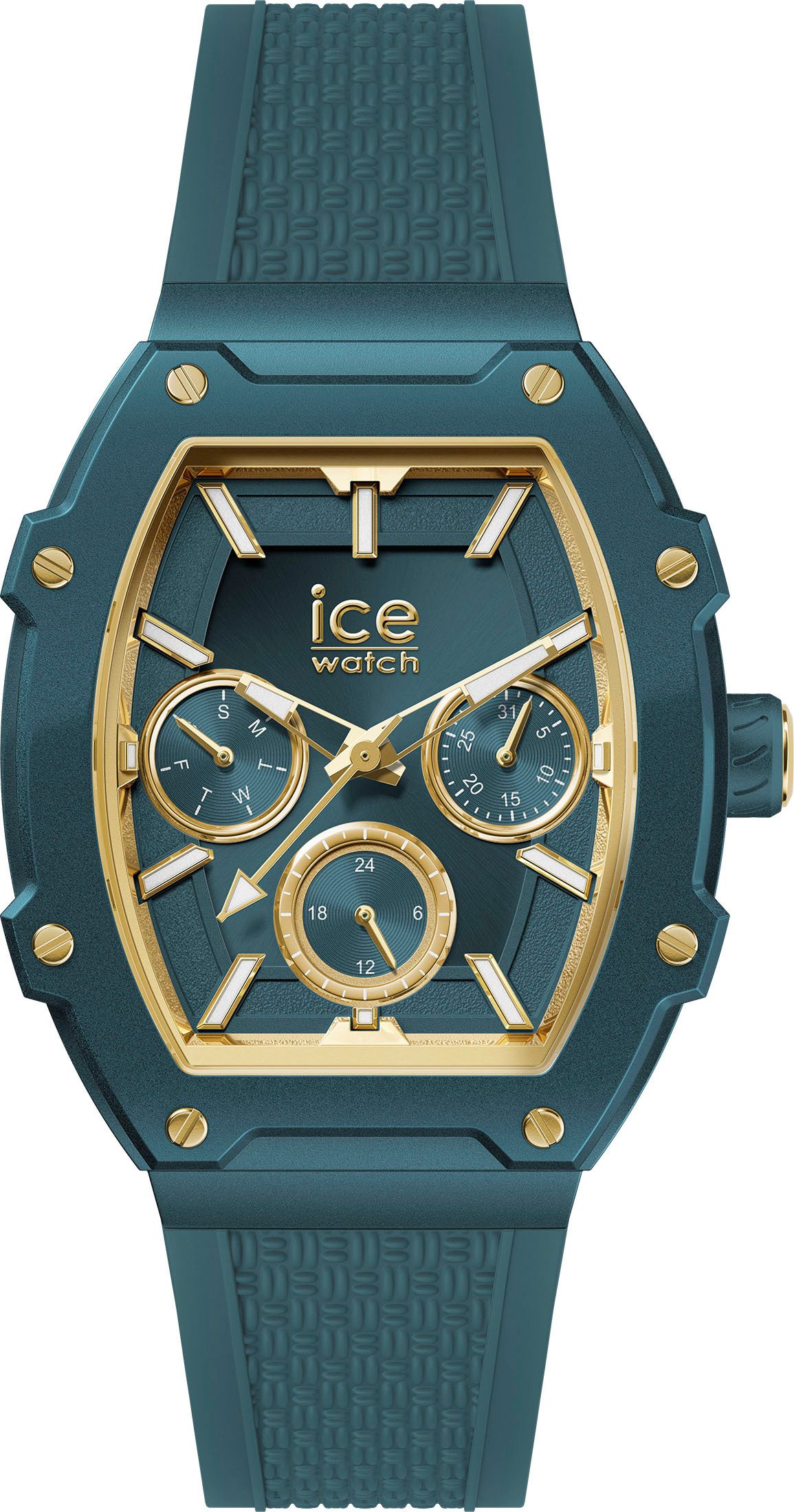 ice-watch Multifunktionsuhr ICE boliday - Alu - Small - MT 023805, Quarzuhr, Armbanduhr, Damenuhr, analog, Datum, 12/24-Stunden-Anzeige