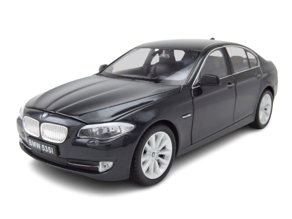 Welly Modellauto BMW 535i F10 2010 schwarz metallic, Maßstab 1:24
