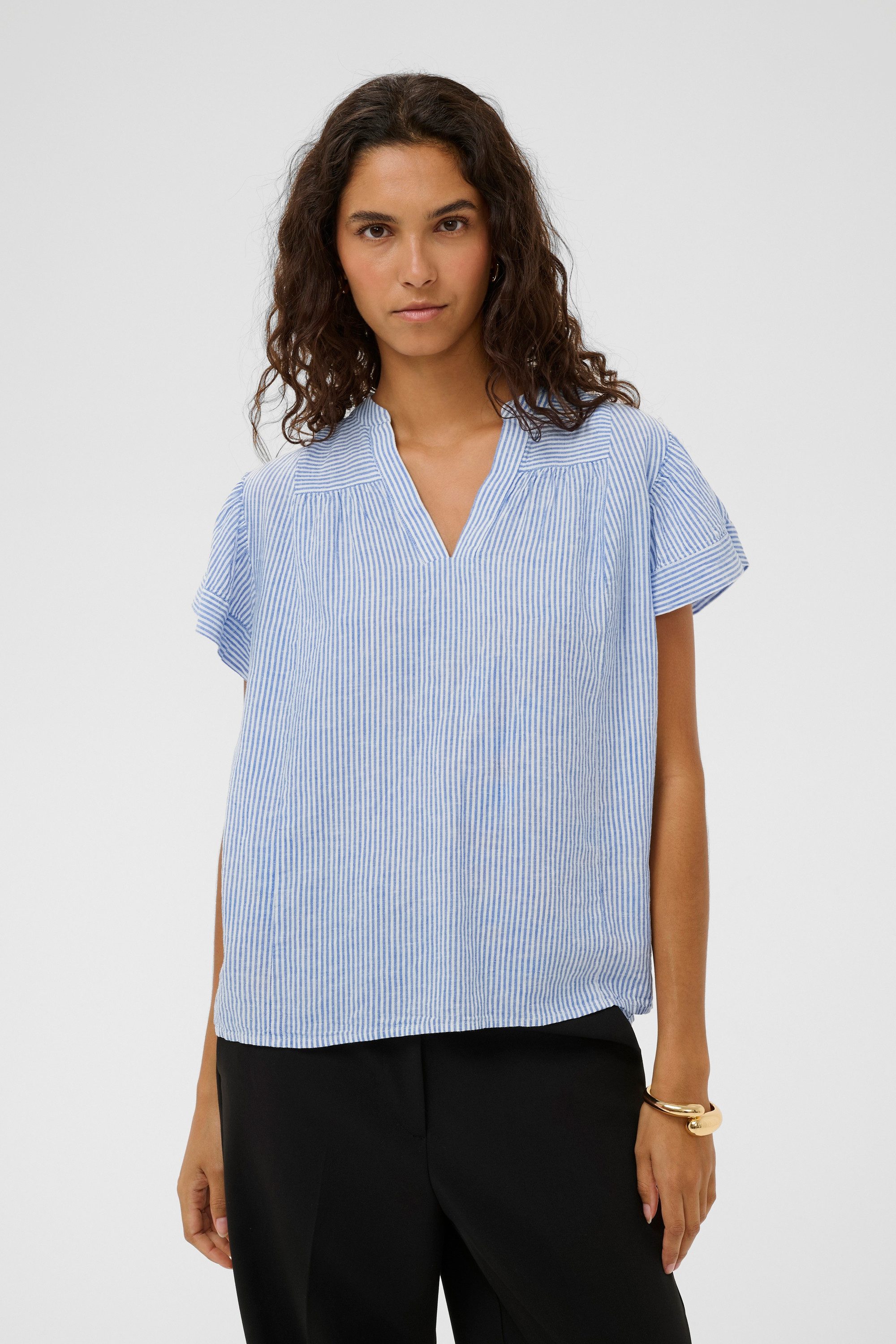 SOAKED IN LUXURY Kurzarmbluse Kurzarm-Bluse SLAria