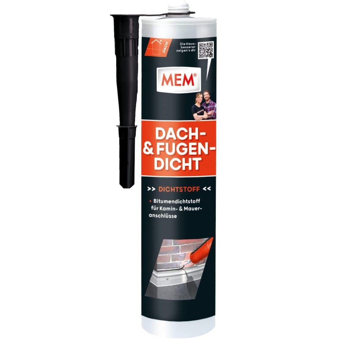 MEM Bauchemie Dichtungsband MEM Bitumen Dach- und Fugen-Dicht lmf 300 ml