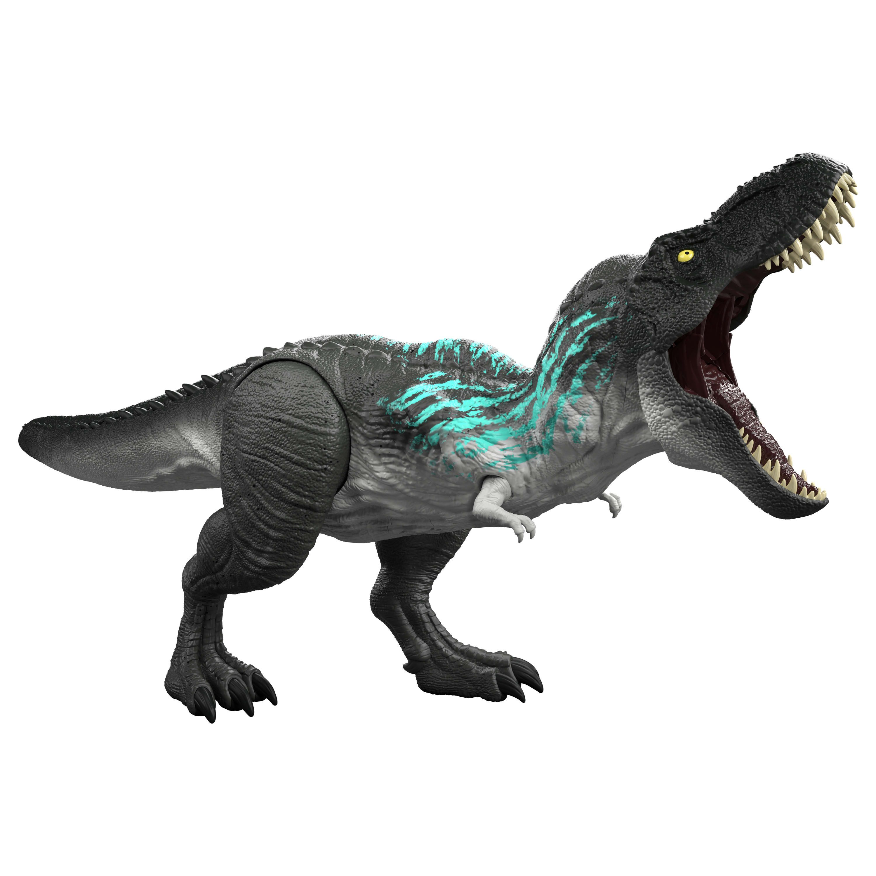 Mattel® Actionfigur Jurassic World T-Rex Dino, mit Wachstumsfunktionen und Gebrüll