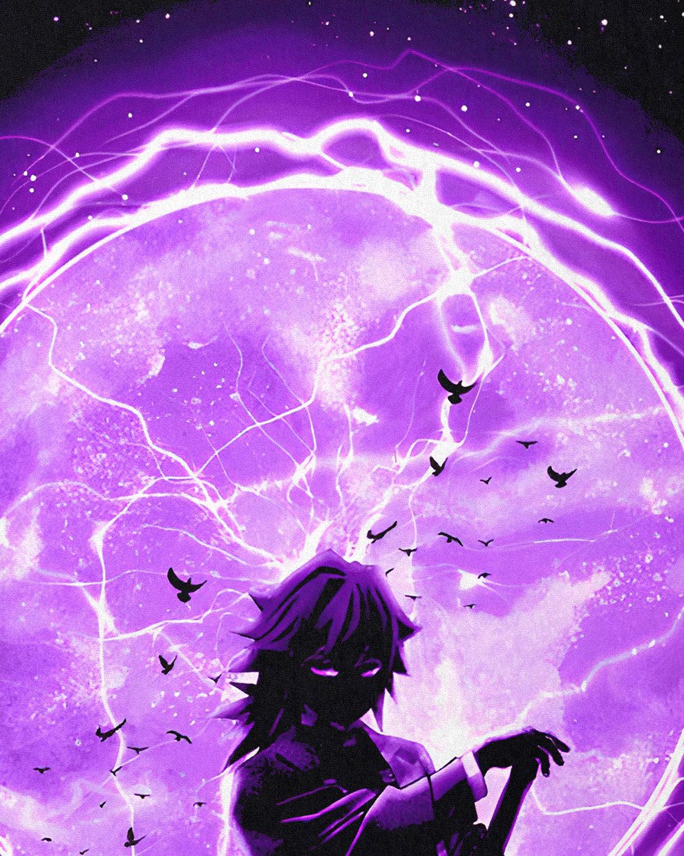 style3 T-Shirt Giyu Battle demon slayer anime japan manga cosplay günstig online kaufen