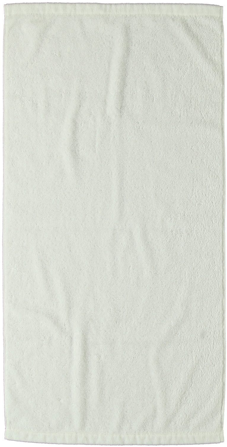 Cawö Badetuch Lifestyle Uni, Walkfrottier (1-St), aus 100% Baumwolle weiß