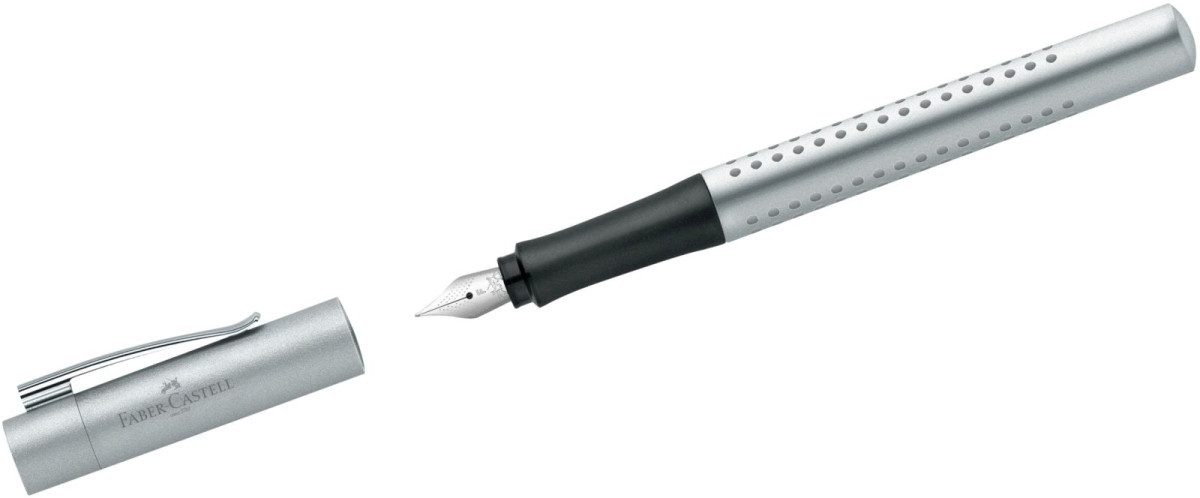 Faber-Castell Füllhalter Füller Grip 2011 F silber