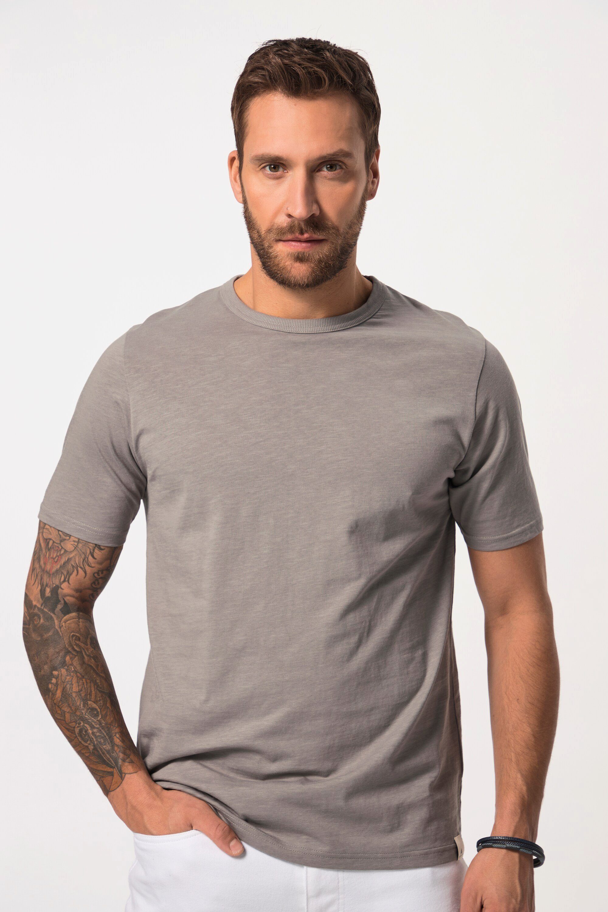 JP1880 T-Shirt T-Shirt Halbarm Stickerei