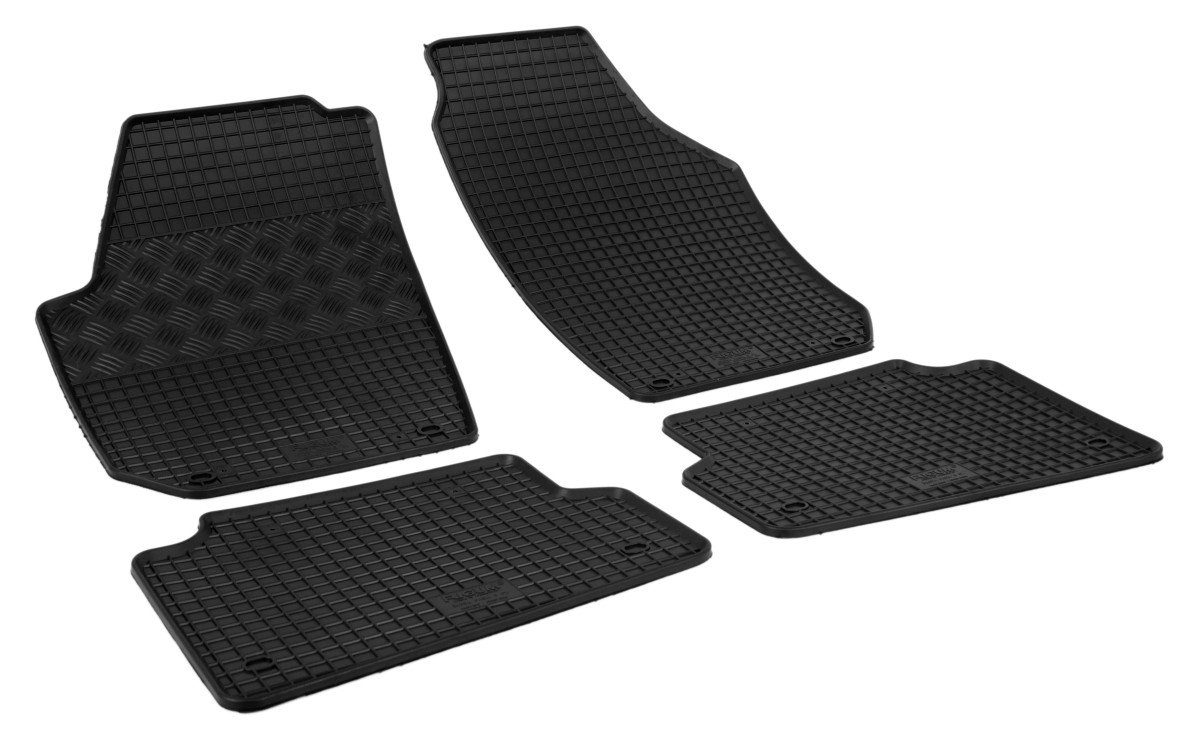 AZUGA Auto-Fußmatten Gummi-Fußmatten passend für Skoda Fabia II ab