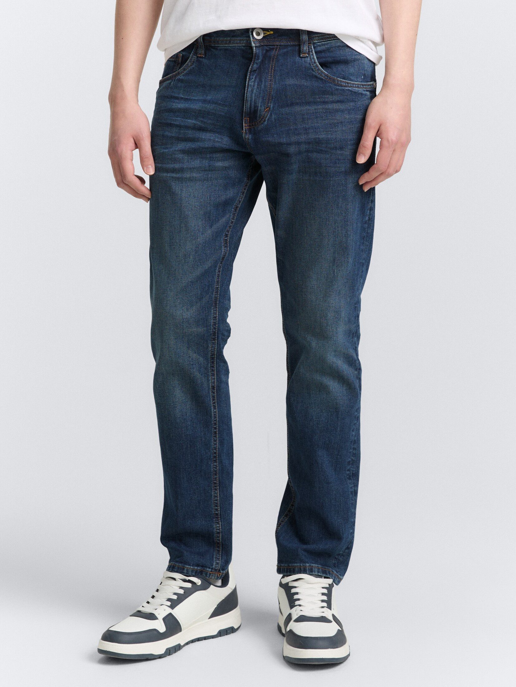 TOM TAILOR Slim-fit-Jeans Jeanshosen TTJOSH REGULAR SLIM Jeans mit Stretch günstig online kaufen