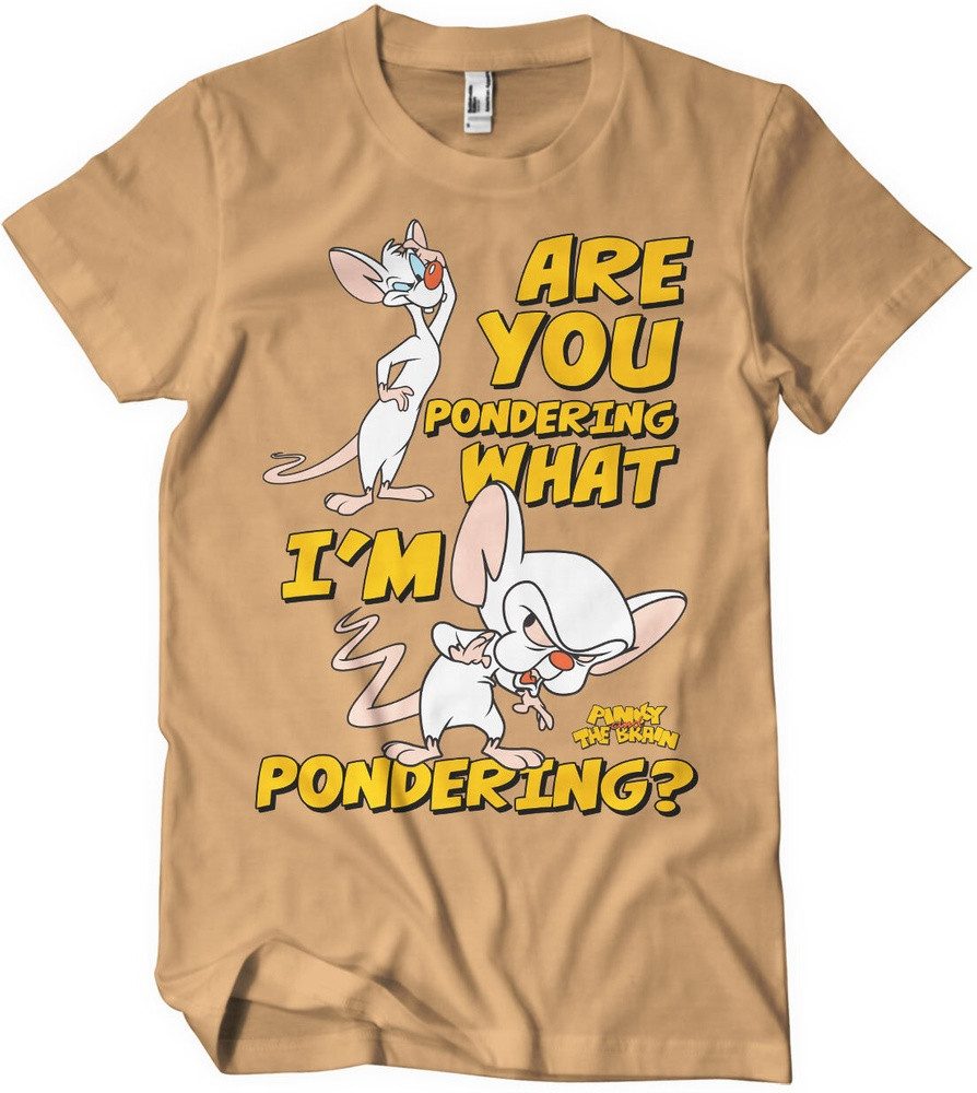 Pinky and the Brain T-Shirt Are You Pondering