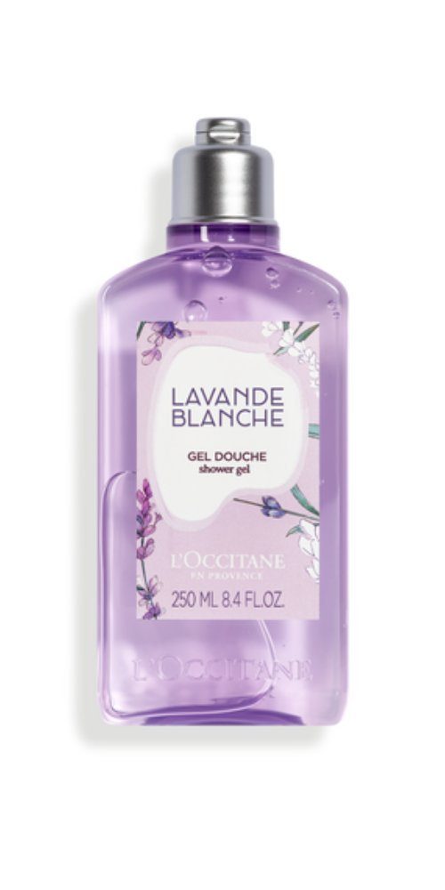 L'OCCITANE Duschgel Lavande Blanche 250ml, Sanfte Hautreinigung