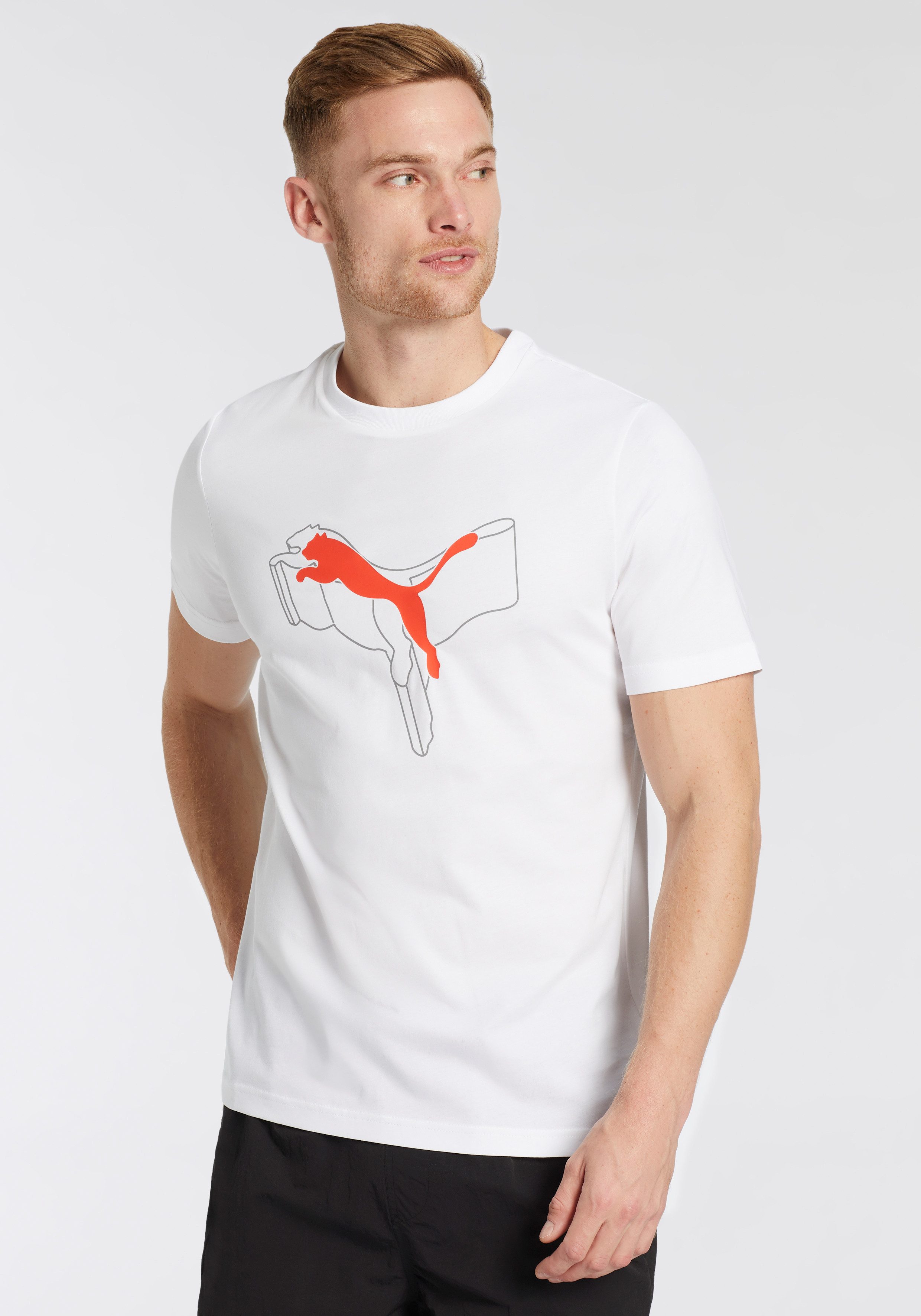 PUMA T-Shirt ESS+ LOGO LAB CAT günstig online kaufen