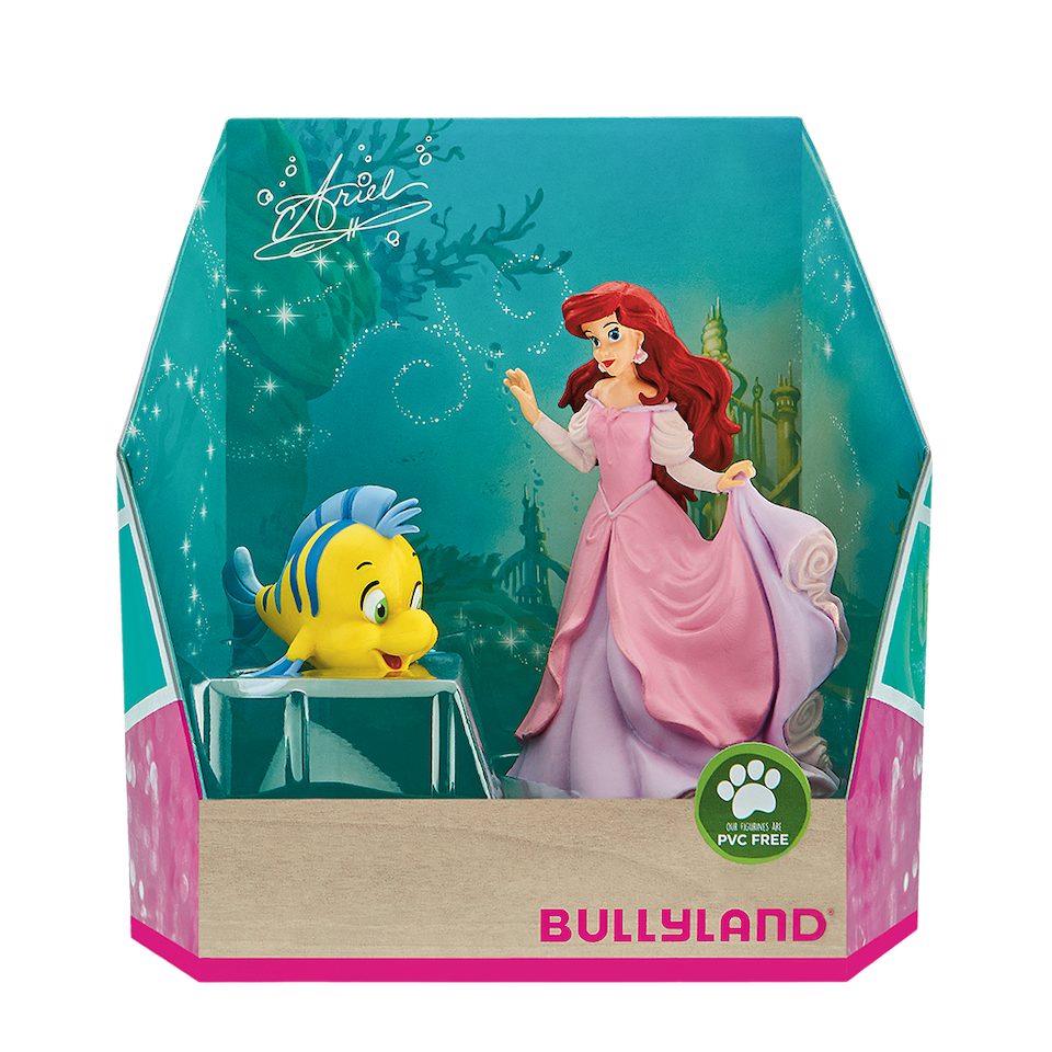 Bullyland Disney, (Geschenk-Set, Geschenkset BULLYLAND - Arielle 2-tlg) Prinzessin Spielfigur