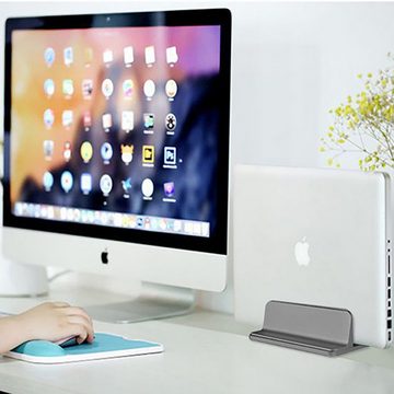 SLABO Notebookhalterung Laptopständer für MacBook, Air, Mac Book Pro, alle Notebooks, Laptops, Tablets "Aluminium" - SPACE GREY Laptop-Ständer